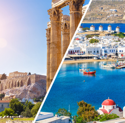 Combiné Athènes / Mykonos, Combiné Grèce & ses îles par Ôvoyages Combiné Athènes / Mykonos, Combiné Grèce & ses îles par Ôvoyages