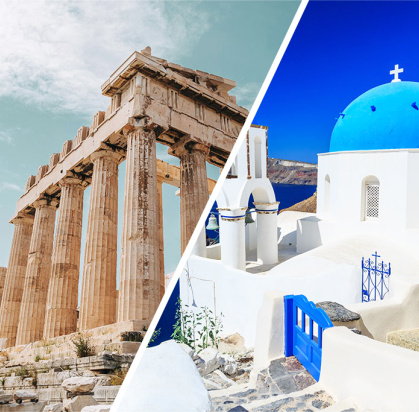 Combiné Île de Santorin, île de Naxos et Athènes, Combiné Grèce & ses îles, Cyclades, Santorin par Ôvoyages Combiné Île de Santorin, île de Naxos et Athènes, Combiné Grèce & ses îles, Cyclades, Santorin par Ôvoyages