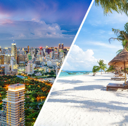 Combiné Bangkok & plages de Phuket : Dusit d2 4* & Barcelo coconut Island 5* by Ôvoyages, Combiné Thaïlande par Ôvoyages Combiné Bangkok & plages de Phuket : Dusit d2 4* & Barcelo coconut Island 5* by Ôvoyages, Combiné Thaïlande par Ôvoyages