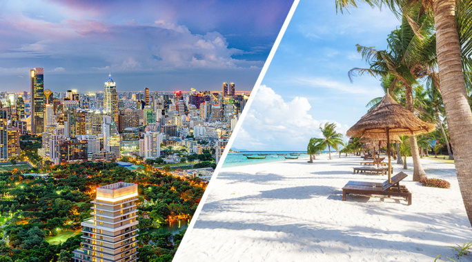 Combiné Bangkok & plages de Phuket : Dusit d2 4* & Barcelo coconut Island 5* by Ôvoyages, Combiné Thaïlande par Ôvoyages Combiné Bangkok & plages de Phuket : Dusit d2 4* & Barcelo coconut Island 5* by Ôvoyages, Combiné Thaïlande par Ôvoyages