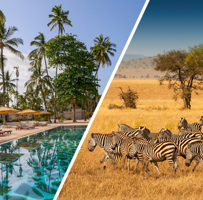 Combiné Diamonds Mapenzi + safari 2 nuits, Combiné Tanzanie par Ôvoyages Combiné Diamonds Mapenzi + safari 2 nuits, Combiné Tanzanie par Ôvoyages