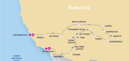 Circuit Villes & Parcs Mythiques de l'Ouest, Circuit Etats-Unis, Côte Ouest par Ôvoyages Circuit Villes & Parcs Mythiques de l'Ouest, Circuit Etats-Unis, Côte Ouest par Ôvoyages