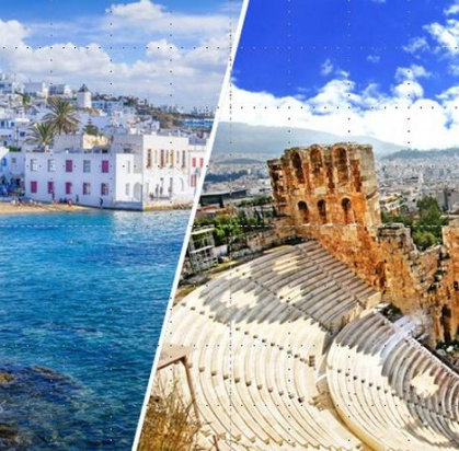 Combiné Athènes, île de Mykonos & île de Paros 2* ou 3*, Combiné Grèce & ses îles, Cyclades, Paros par Ôvoyages Combiné Athènes, île de Mykonos & île de Paros 2* ou 3*, Combiné Grèce & ses îles, Cyclades, Paros par Ôvoyages