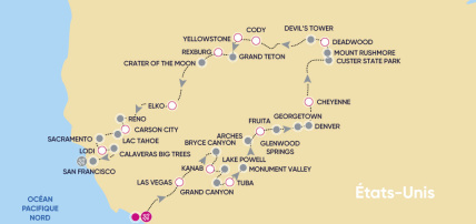 Circuit Le Grand Tour de l'Ouest : de Los Angeles à San Francisco, Circuit Etats-Unis, Côte Ouest par Ôvoyages Circuit Le Grand Tour de l'Ouest : de Los Angeles à San Francisco, Circuit Etats-Unis, Côte Ouest par Ôvoyages