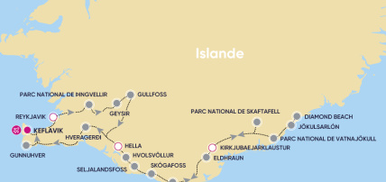 Autotour Glacier Aventure 3*, Circuit Islande par Ôvoyages Autotour Glacier Aventure 3*, Circuit Islande par Ôvoyages