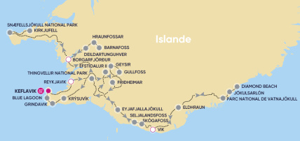 Autotour Merveilles d'Hiver 3*, Circuit Islande par Ôvoyages Autotour Merveilles d'Hiver 3*, Circuit Islande par Ôvoyages